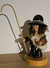 Christian Ulbricht Räuchermann Schäfer mit Schaf - Seiffen Erzgebirge