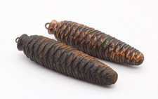 2x alte Uhrengewichte Gewichte