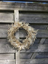 Handgebundener Trockenblumenkranz Dekoration Blumenkranz