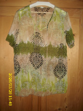 Luftige Bluse Tunika  Gr. 40