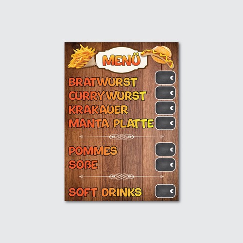 Imbiss bratwurst pommes - bratwurst,