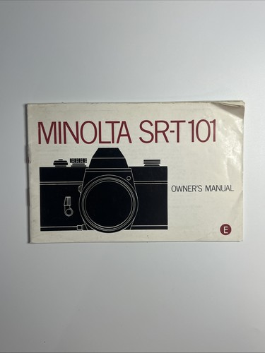 Minolta srt 101 owners manual - srt-101,