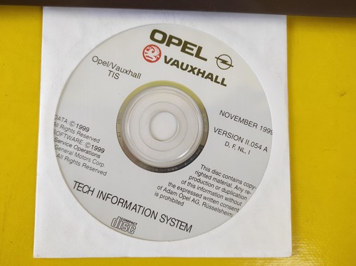 Konvolut opel technische - opel, cd