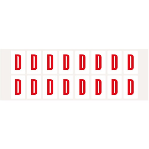 Aufkleber buchstabe - aufkleber, d