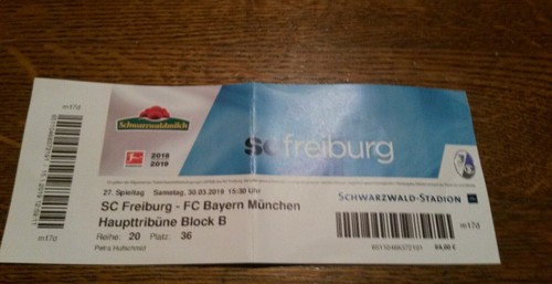 Sammler used ticket - used,