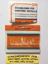 Zeichenschablone Standardgraph  # 7376 Sanitäre Installation Neu In OVP