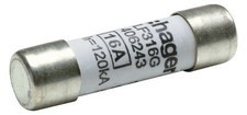 Hager LF316G Zylindersicherung für industrielle Anwendungen, 10x38mm, gG, 16A, 5