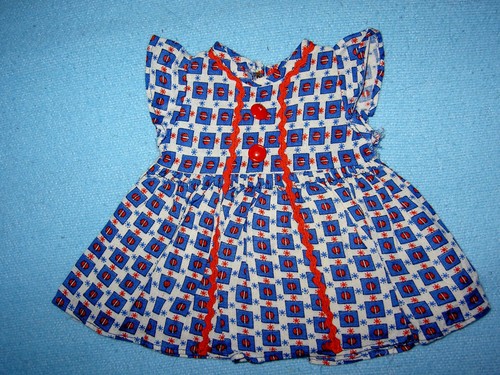 Schönes altes puppenkleid mit - altes,