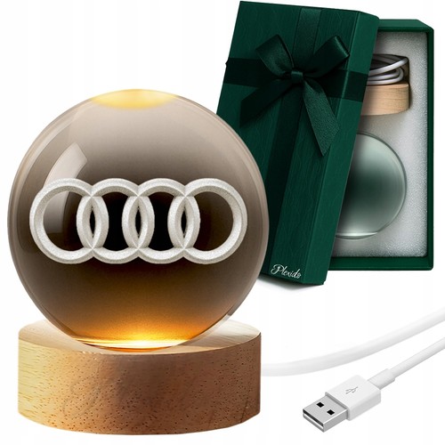 Audi kristallkugel - audi, 3d