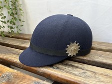 POLIZEI HAMBURG Mütze Kappe Reithelm ? Helm Vintage Gr.  56 Mützenstern
