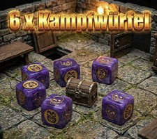 6 x Kampfwürfel (Siehe Foto)