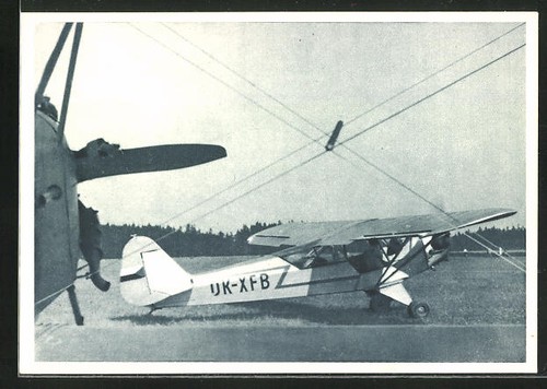 Ansichtskarte flugzeug letadlo - ansichtskarte,