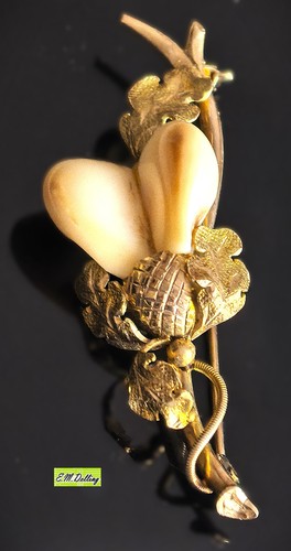 Edle anstecknadel 585er - anstecknadel,