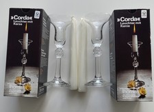 2 Kerzenständer Kerzenleuchter Glasleuchter von Thomas Corda - Vintage / Retro