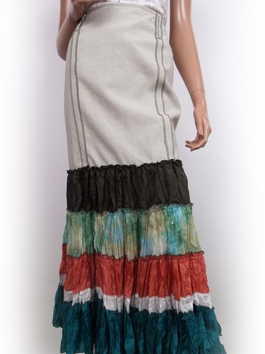 Boho lagenlook maxi rock - lagenlook,