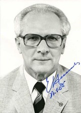 Erich Honecker Autogramm