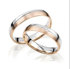 2 x 333 Gold Trauringe