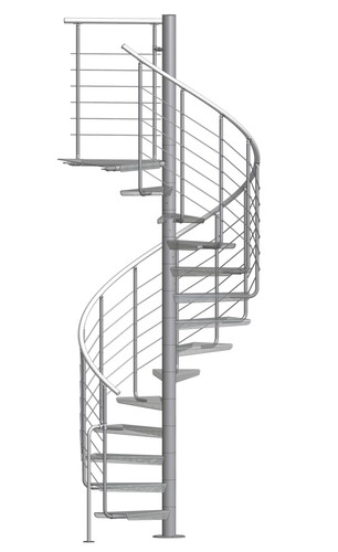 Außenspindeltreppe perfo aus - außenspindeltreppe,