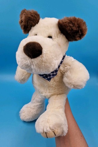 Handpuppe hund mit - mit, halstuch