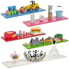 Große Holz Schwimmregale Lackierung Displaygestell Wandmontage Kinderzimmer