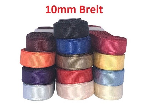 Feines satin ripsband - feines,