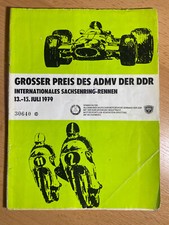 Rennprogramm Sachsenring 1979
