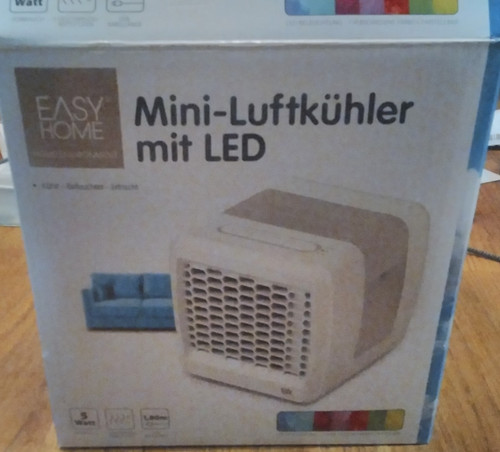 Mini luftkühler mit led - mit,