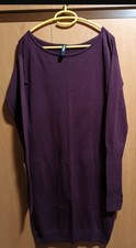Da.Strickkleid "Colours of the World ",Gr.M, Farbe brombeer, Gebrauchsspuren 