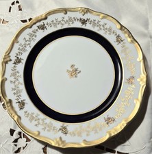 Weimar Porzellan Katharina Speiseteller kobalt/gold 🎄🎄🎄 Vitrinenteil! Top🤩