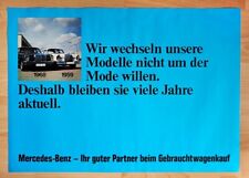 orig. Plakat Poster Mercedes-Benz W 114 Strich-Acht und Heckflosse W 111 / 1969
