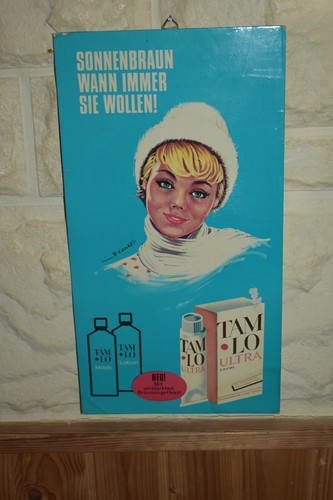 Altes reklameschild 50er jahre - altes,