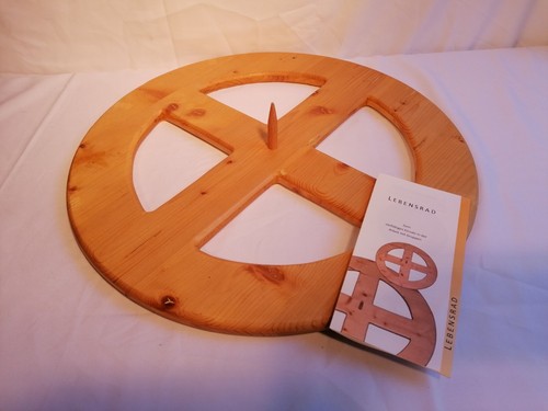 Lebensrad aus holz 50cm kreis - aus,