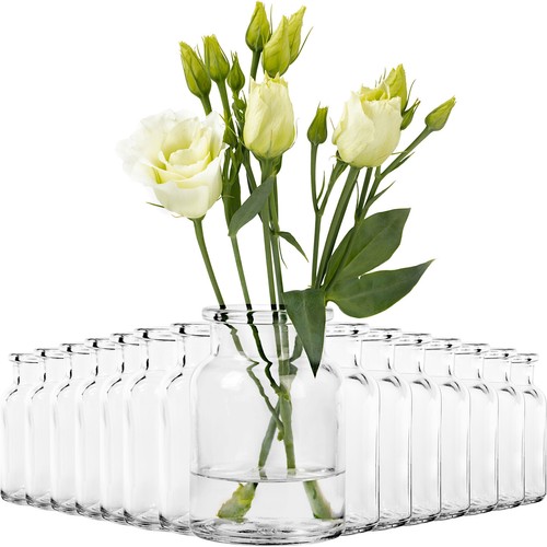 15x mini glas vasen - mini, 9cm