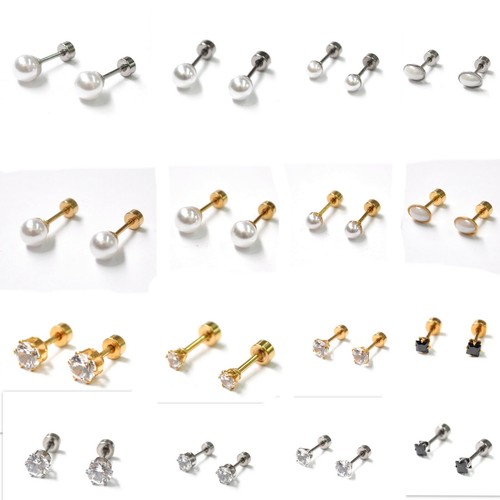 Edelstahl ohrstecker ohrring - edelstahl,