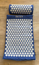 Intey - Akupressurmatte Nadelmatte Massagematte Akupunktur Fitness Sport - blau