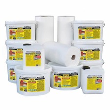 AXOL Flüssigkunststoff Ziegelrot Flachdachabdichtung Set für Doppelgarage 40 m²