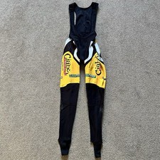 Santini Fahrrad Trägerhose Gr. XXL Thermo Longs schwarz gelb somec
