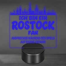 Rostock fan fußball - fan, led