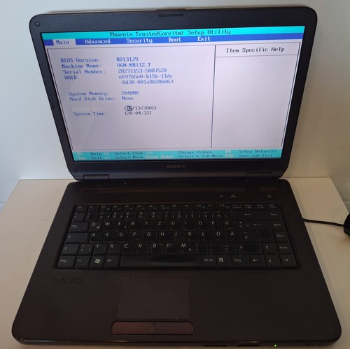 Sony vaio pcg - pcg, notebook