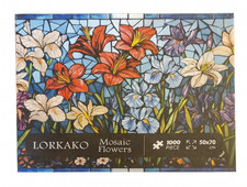 Lorkako Mosaic Flowers Puzzle