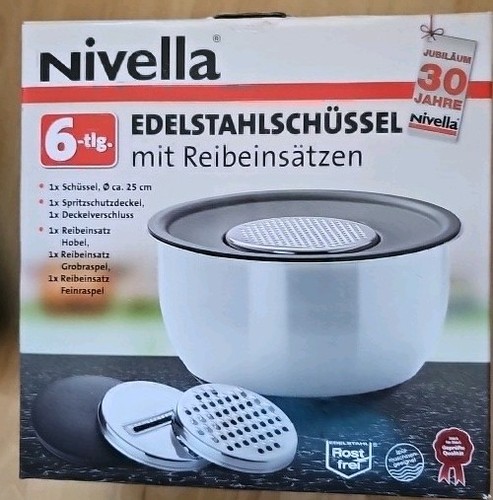 Nivella edelstahl schüssel - edelstahl,