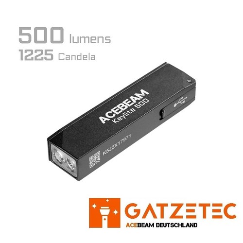 Acebeam keylite 500 black - keylite,