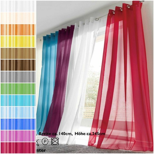 Gardinen organza voile - organza, Ösen