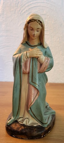 Alt groß krippenfigur - krippenfigur, maria