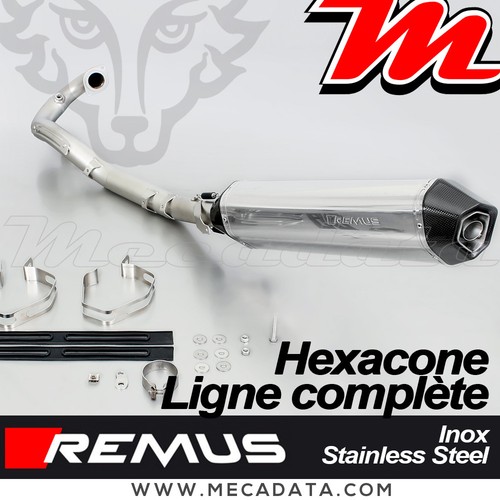 Remus inox hexacone auspuff - inox,