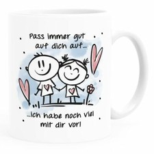 Kaffee-Tasse Liebe Pass auf
