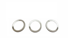 Satz 3 Stück Chromringe