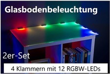 NEU WLAN LED Glasbodenbeleuchtung App für Vitrinen Regal PC Tisch Gamer TV Möbel