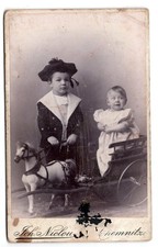 CDV photo children's photo