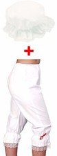 Nachthaube oder rüschenhose - nachthaube,